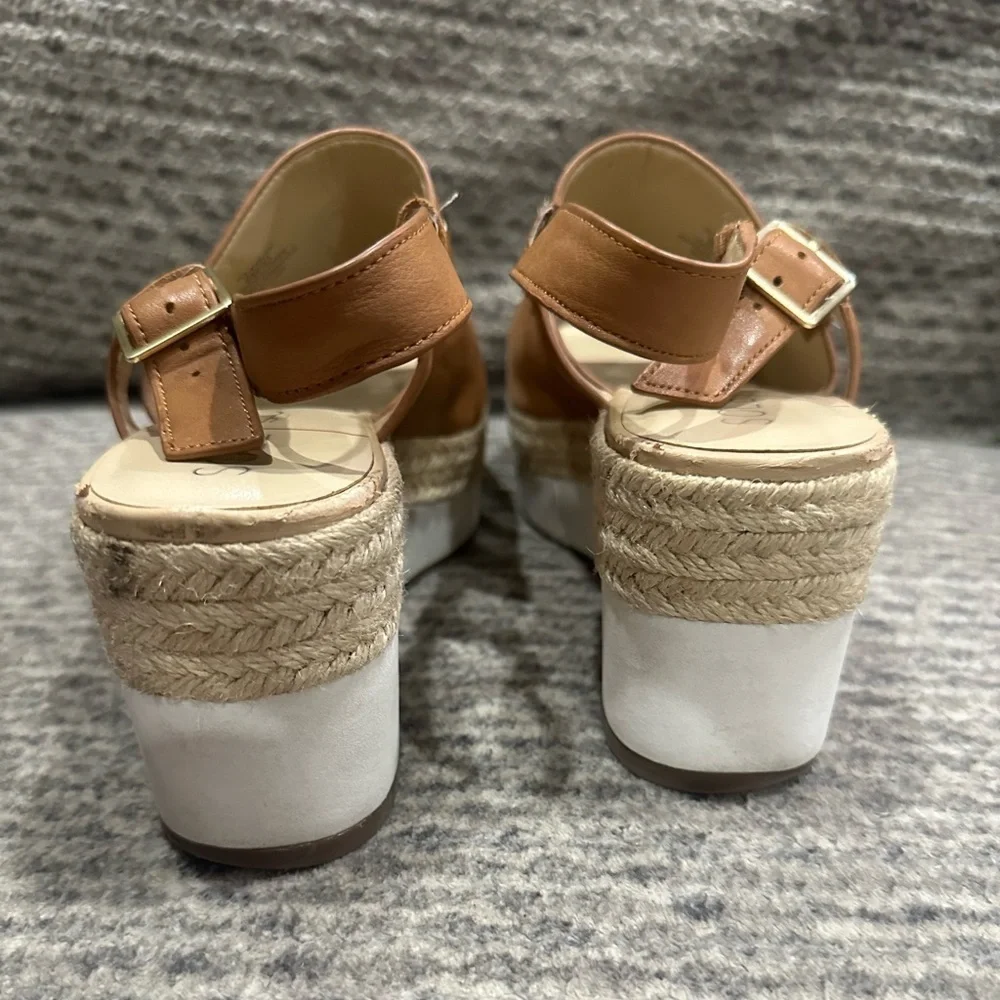 SOLE SOCIETY Ayelani Brown Espadrille Wedge